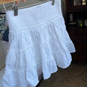 American Eagle new white eyelet skirt size XS